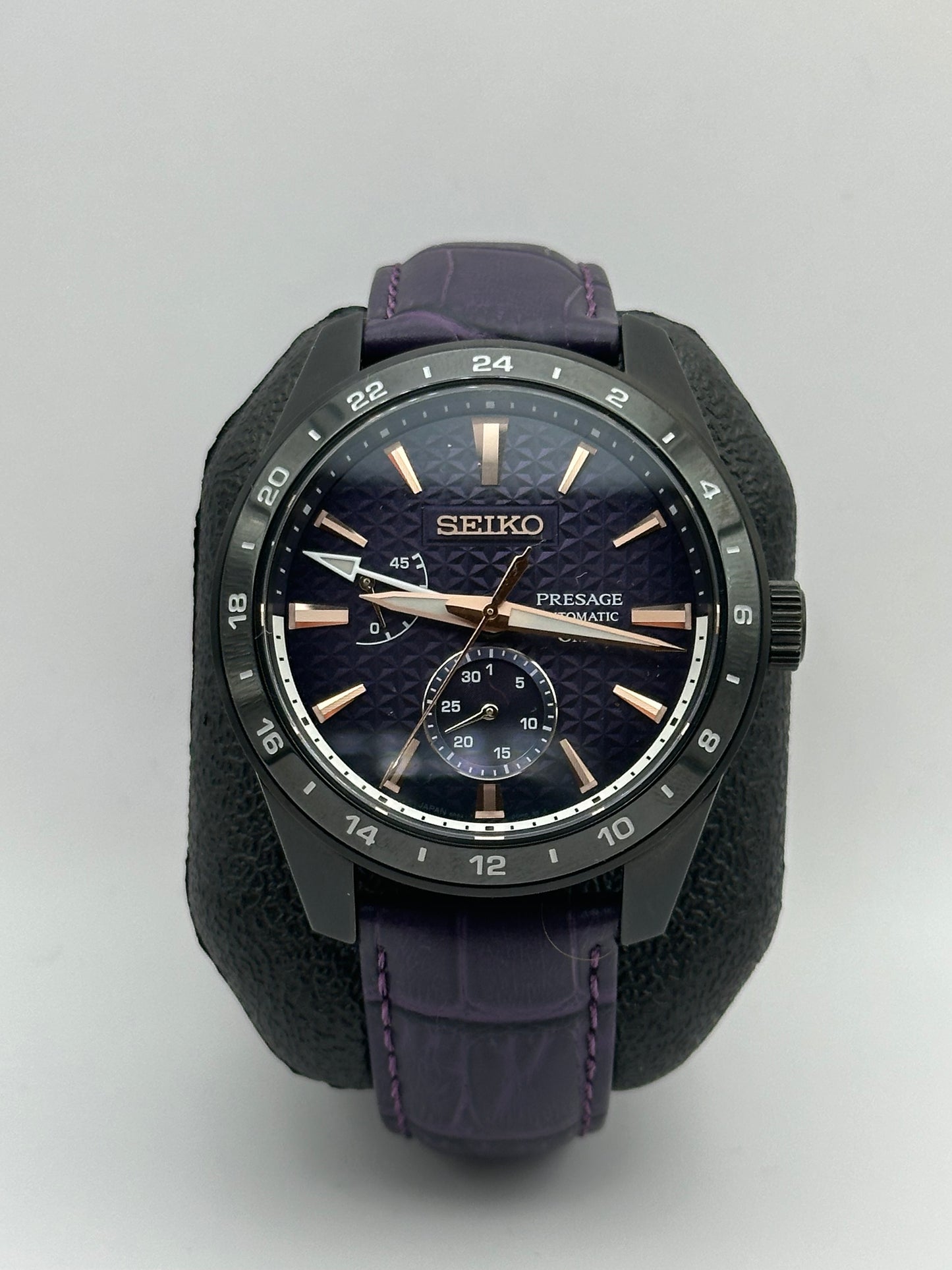 SEIKO PRESAGE SARF023 Sharp Edged Series Limited Edition GMT Automatic Watch